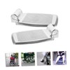 Baluue 1pair Elevating Wheelchair Footrest Pad Stable Replacement Leg Support