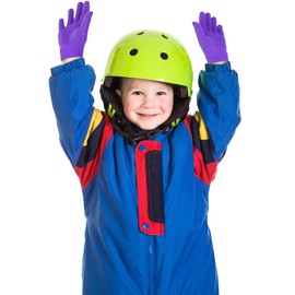 Geyoga 3 Pairs Winter Children's Knitted Gloves Warm Children's Knitted Gloves Elastic Mittens, Stylish