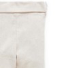 Purebaby Pointelle Footed Leggings - Wheat Melange, 00