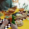 6 Pcs Plastic Racing Car Table Runners 14" x 108"