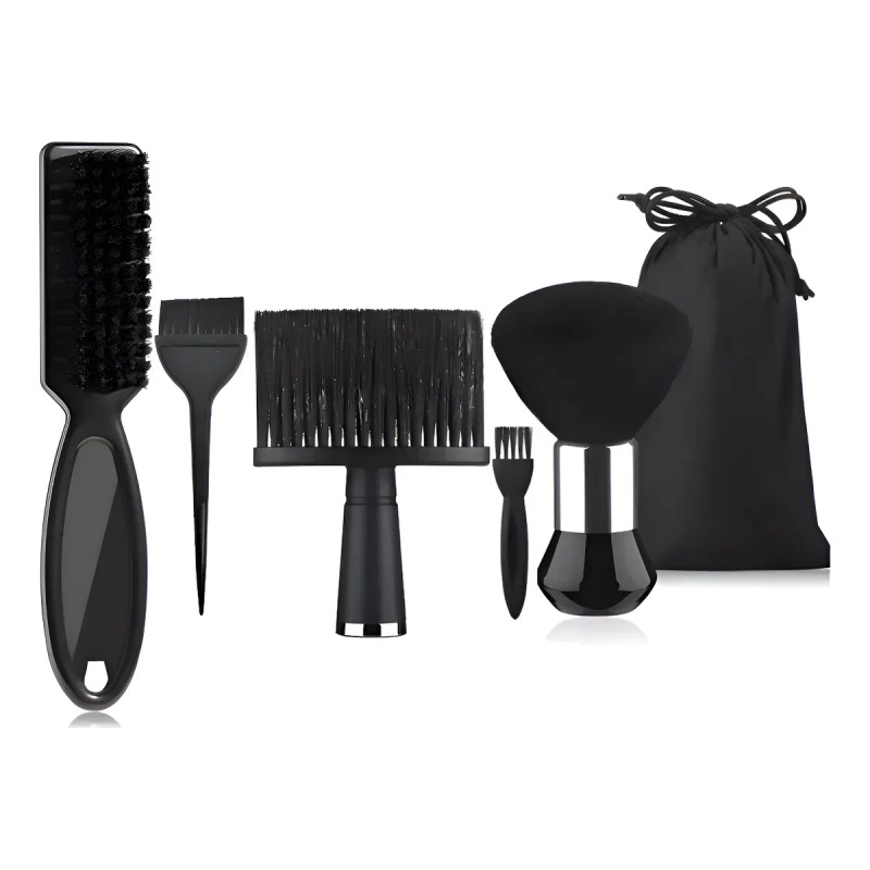 Cepillo De Limpieza De Cabello Para Barberos Negro