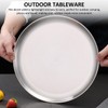 Stainless Steel Dinner Plates - Camping & Outdoor Tableware -