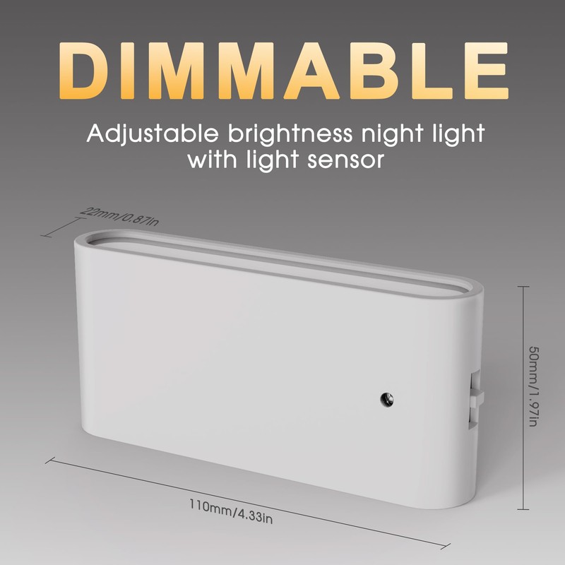 Briignite Night Lights Plug into Wall, LED Night Light with