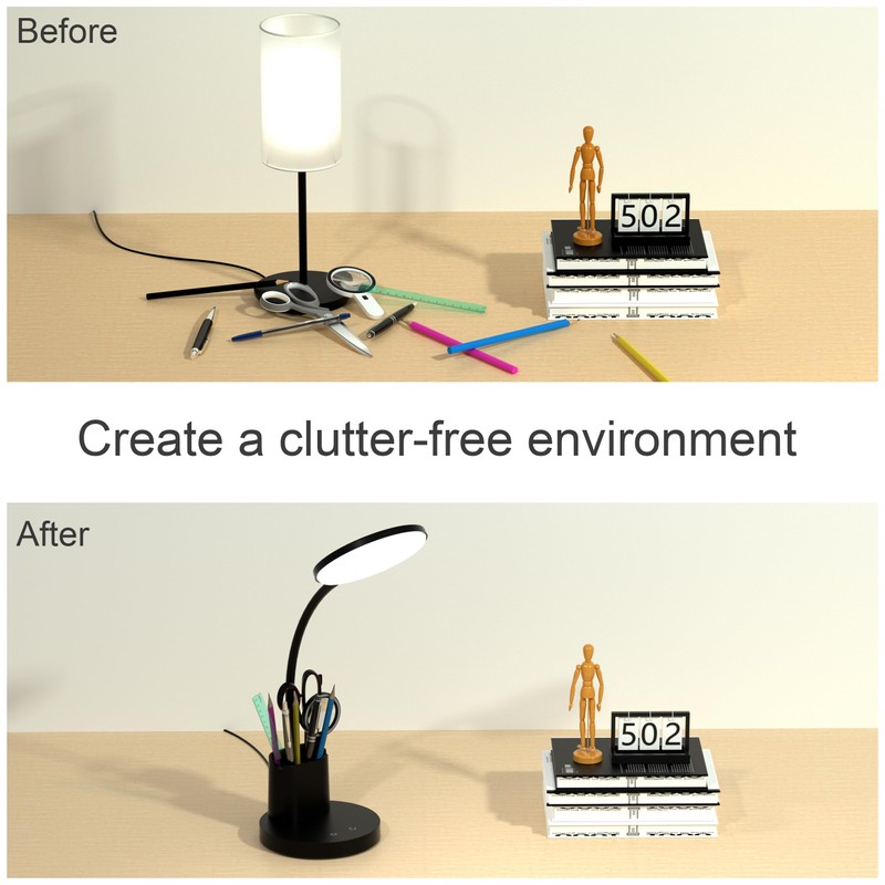 Vicsoon Desk Lamp, LED Desk Lamp for Home Office, Touch