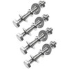 TAODAN 4 Set Sign Post Mounting Bolts Hardware Accessories Set