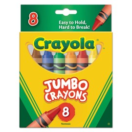 Crayola 52-0389 Jumbo Crayons Assortment 8 Pack