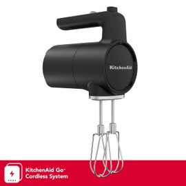 KitchenAid Go™ Cordless Hand Mixer - battery sold separately, KHMR700, Black Matte