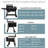 BAC609 Reversible Griddle for Traeger PRO 575, Griddle Plate Cast