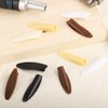 sourcing map 100Pcs Plastic Pocket Hole Plugs, 9mm Slant Hole