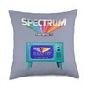 Retro 1980's Spectrum Subscription Television Throw Pillow