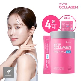 Ever Collagen Time Biotin 4-month supply (4 bottles) + 10 sachets special additional composition, 4 pieces / 에버콜라겐 타임비오틴 4개월분(4통)+10포 특별 추가구성, 4개