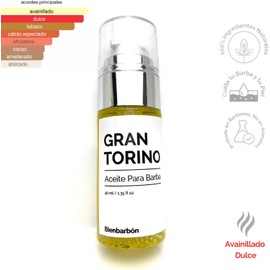 Gran Torino - Aceite Para Barba Crecimiento y Cuidado Natural Bienbarbón