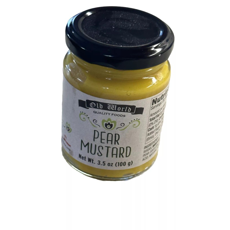 Old World-Pear Mustard 3.5oz/100gm. Product From Poland