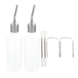 Toddmomy - 2 botellas externas de conejillo de indias, botellas de agua para hámster, jaulas de conejillo de indias, cama de conejillo de indias, ratas, critter, perros, botella de conejillo de