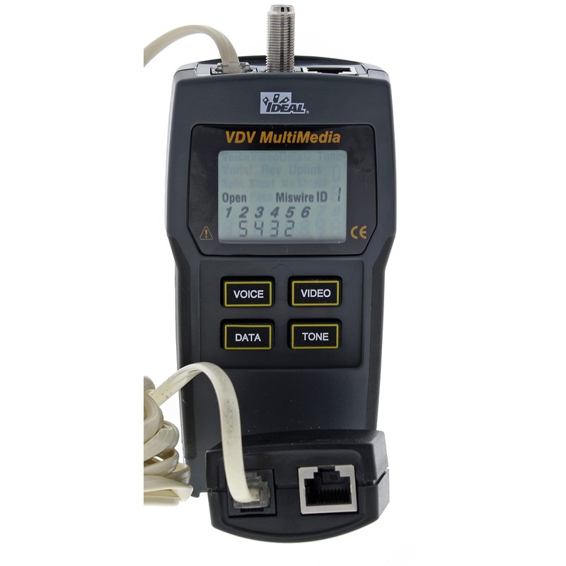 IDEAL Industries, Inc. 33-856 VDV Multimedia Voice/Data/Video Wiremap Tester, Electrical