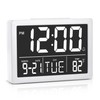 Amgico Digital Alarm Clock with Snooze, Small Clock/Table Clock, 6.3"