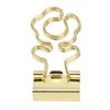 100 Pcs Mini Binder Clips Flower Shape Strong Clamping Force