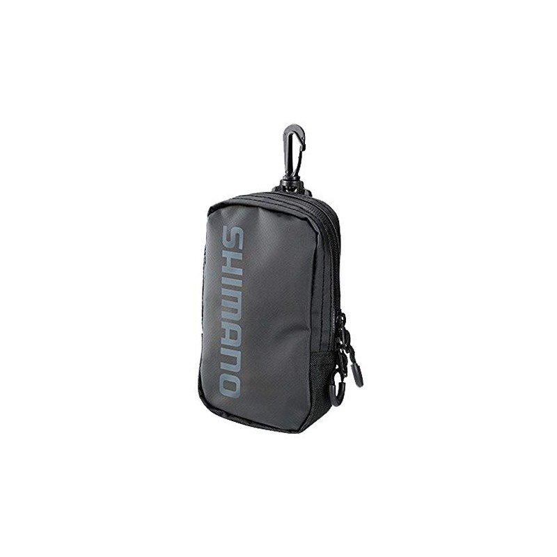 Shimano BP-071S Fishing Pouch, Black, S, Black