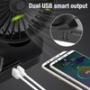 Car Fan Dual Head 24v 360° Adjustable Powerful USB Car