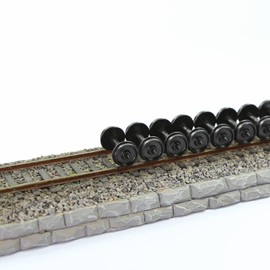 HP36HO 24pcs 36'' POM Plastic Wheels for Model Train 1:87 HO Scale Accessories