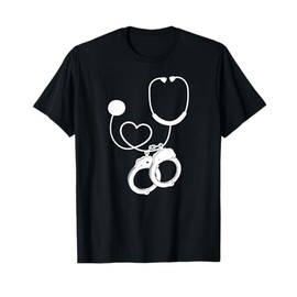 LPN Correctional Nurse Nursing Stethoscope Officer Women Men T-Shirt