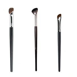 TEONEI Nose Contour Brush Half Fan-Shape Nose Shadow Brush Angled Concealer Brush Under Eye Blush Brush Highlighter Brush for Blending Liquid Cream Powder Cosmetics