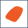 INFINAUTO 2pcs Motorcycle Kickstand Support Pad Side Stand Pad Orange