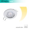 Oktaplex lighting Set of 3 Ceiling Spotlights - Continuously Dimmable