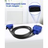 JUWEVAZU OBD2 OBDII Cable Adapter 493113 Fit for Nexiq USB