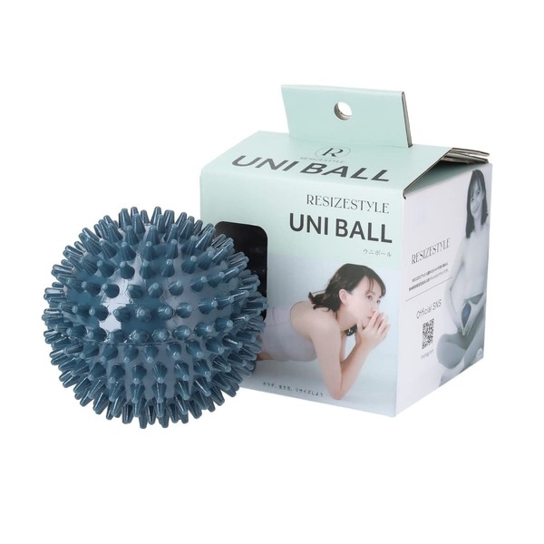 resizestyle UNIBALL Sea Urchin Ball, Diameter Approx. 4.3 inches (11 cm), Produced by Maomi Yuuki, Boxed, Massage Ball, Ball, Resizing Style