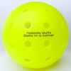 Outdoor pickleballs (Nobody Puts Baby in a Corner)