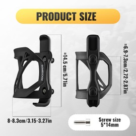 ROCKBROS Bottle Holder Bicycle Mountain Bike Road Bike Side Open Water Cup Holder Bicycle Accessories