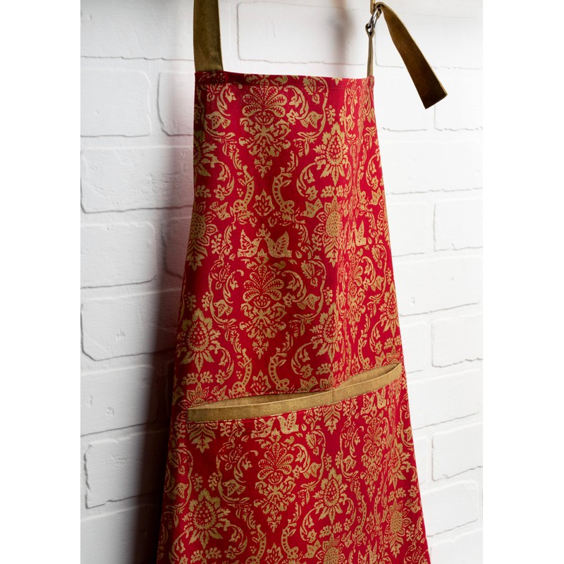 Maison d' Hermine Apron 100% Cotton 1 Piece Adjustable Neck