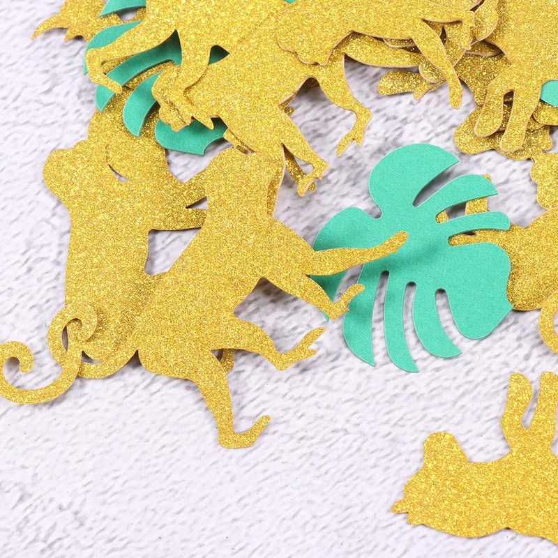 Aboofan 100 Pieces Hawaiian Jungle Theme Creative Confetti Decoration for