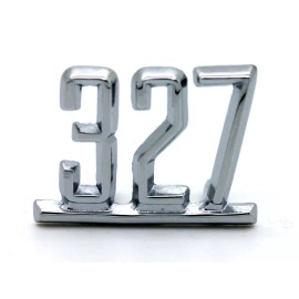 BBRP NEW Custom 327 Front Fender Emblem Trim / For 1964-1967 CHEVY A B F & X BODY