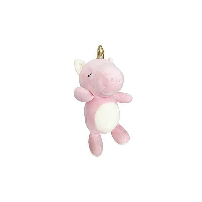 Peluche Sonaja para Bebé Unicornio Color Rosa