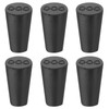 sourcing map Rubber Tapered Plug 8mm to 13mm Solid Test
