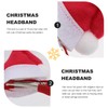 10PCS Santa Hat Hair Clips: Christmas Hat Hair Accessories Mini