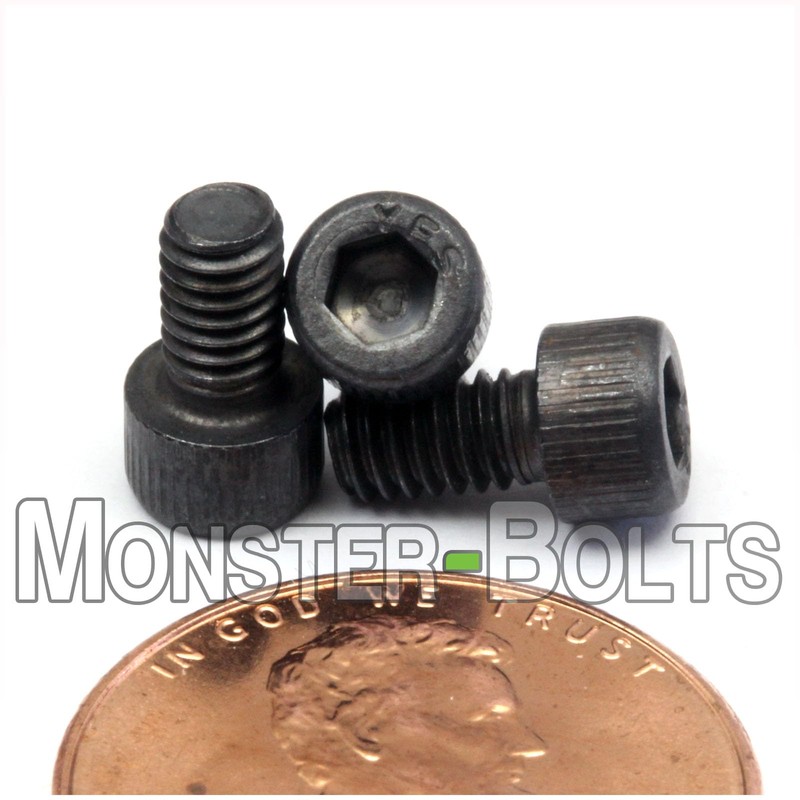 MonsterBolts - #6-40 x 1/4" Socket Head Screws, ASTM A574,