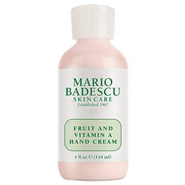 Mario Badescu Crema de manos de frutas y vitamina A - Loción de manos ligera para piel seca - Hidratante con alfa hidroxiácidos para una piel más suave y tersa, 118 ml