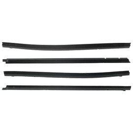 AUTOKAY Door Window Outer Weatherstrip Belt Molding Seal kit Front and Rear Compatible with Toyota Tacoma 2005-2016 Replace 6816104050 6816204050 6816304020 6816404020