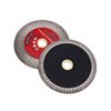 Solidure 2Pack - Diamond Porcelain Saw Blade, 4.5" Tile Blade