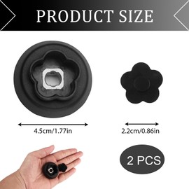 SYCSYH 2 Piece Clutch Guide Gear for Monsieur Cuisine Transmission Guide with Flowers 5 Branches Clutch Guide Gear for Monsieur Cuisine Connect Monsieur Cuisine Smart