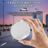 4PCS Wheel Center Caps, Chrome Snap-in Hub Cap Cover, Car