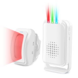 Wireless Motion Sensor Door Chime, Greencycle Doorway Motion Sensor Alarm, Door Chime for Business When Entering, Wireless Door Chime,Motion Sensor Alarm Indoor,918FT Long Distance,1PK