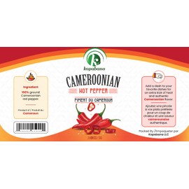 Kopabana Cameroonian Hot Pepper, Ground, 2 oz