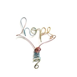 Colorful Hope Christmas Tree Topper - Rainbow Decor