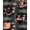 MANUEKLEAR 5mm Neoprene Weight Lifting Elbow Sleeves for Men (1