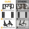 Garden Hose Holder Stand, Freestanding Heavy Duty Metal Hose Holder