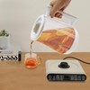 Electric Tea Kettle, 1.8L/60.87Oz Glass Electric Kettle with Strainer &
